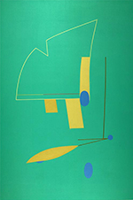 2005-4, Acrylic on Canvas, 54x36
